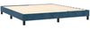 vidaXL Boxspringbett mit Matratze Dunkelblau 160x200 cm Samt 3127683 Bild 4
