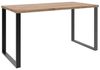 Schreibtisch >HOME DESK< in Plankeneiche Nachbildung - 140x75x70cm (BxHxT) Bild 3
