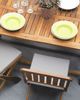 Beliani 'CENTO' Set mit 2 Stühlen und Sitzkissen, Akazienholz Grau Bild 3