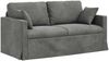 vidaXL Sofa Set 2 pcs Dunkelgrau 158 x 78 x 80 cm Samt 3407552 Bild 5