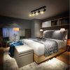 B.K.Licht LED Deckenspots, ohne Leuchtmittel, LED Vintage Deckenlampe Retro Deckenleuchte schwarz Industrie E27 Bild 3