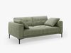 Micadoni Sofa Bemy 2-Sitzer Strukturierter Stoff Dunkel-Olivgrün Bild 2