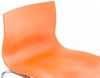 Barhocker TOKIO - Orange, Kunststoff Barhocker mit Lehne Barstuhl Tresenhocker Tresenstuhl Kneipenhocker Kneipenstuhl Bild 5