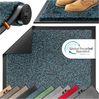 KESSER® Schmutzfangmatte rutschfeste Fußmatte für Innen- & Außenbereich waschbar & wetterfest | Türmatte Wohnungseingang | Teppich für Büro & Vorzimmer | Fußabtreter Fußabstreifer Multi, Petrolblau / Anthrazit, 60x90cm Bild 1