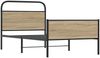 vidaXL Bettgestell ohne Matratze 90x190 cm Sonoma-Eiche Holzwerkstoff 4100384 Bild 3