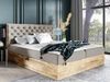 MIRJAN24 Boxspringbett 'Madaris 3', Holz Natur, 180x200 cm Bild 2