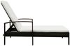 vidaXL Sonnenliege mit Auflage Poly Rattan Braun 42941 Bild 2