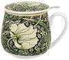 DUO ART GALLERY Fassbecher 430 ml PIMPERNEL mit Teesieb, New Bone China Porzellan Bild 2
