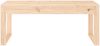 vidaXL Gartenbank 110x38x45 cm Massivholz Kiefer 825093 Bild 3