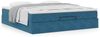 vidaXL Ottoman-Bett mit Matratze Dunkelblau 180x200 cm Samt 3311205 Bild 4