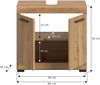Scout Waschbeckenunterschrank in Artisan Eiche Nachbildung Bild 4