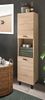 Badezimmer Midischrank Lowell in Eiche 30 x 125 cm Bild 5