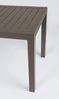Gartentisch Edila aus Aluminium, ausziehbar, modern, braun, geeignet für 6–8 Personen Bild 5