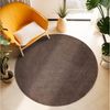 SIMPEX24 Teppich Unicolor - Einfarbig, Rund, Höhe: 11 mm, Einfarbig Kurzflor Runder Teppich Wohnzimmer Flauschig Weich Bild 2