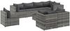 vidaXL 9-tlg. Garten-Lounge-Set mit Kissen Grau Poly Rattan 3308202 Bild 2