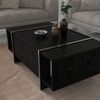 Couchtisch Tavak 104x60x38 cm Schwarz/Silber [en. casa] Bild 3