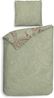 Heckett & Lane Mako-Satin Bettwäsche 135x200 Camille Green Paisley braun sand Bild 2