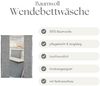 Renforce Wendebettwäsche mit Reißverschluss - Bettwäsche aus 100% Baumwolle, Grau 135 x 200 cm + 80 x 80 cm Bild 4