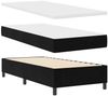 vidaXL Boxspringbett mit Kissen mit Kopfteil Schwarz 190 x 90 cm Samt 3344482 Bild 4