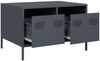 vidaXL TV-Schrank Anthrazit 68x50x43,5 cm Kaltgewalzter Stahl 851240 Bild 5