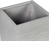 Blumentopf hellgrau quadratisch 33 x 33 x 70 cm DION Bild 5