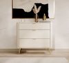 Selsey 'Oval' Kommode mit 3 Schubladen, beige, ca. 84 x 92 x 38 cm Bild 2