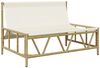 vidaXL Outdoor-Sitzplätze mit Kissen Hellgrau 110 x 74,5 x 71 cm Stahl 42010311 Bild 4