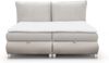 Boxspringbett Schlafzimmerbett VALENTIN 120x200cm Stoff Neve-Vega Beige Bild 2