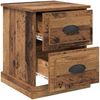 vidaXL Nachttisch 2 pcs Altholz 39 x 39 x 47,5 cm Holzwerkstoff 881329 Bild 5