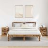 vidaXL Nachttisch 2 pcs Altholz 39 x 39 x 47,5 cm Holzwerkstoff 881329 Bild 4