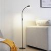 Lindby Stehlampe Maori, LED, Metall, Schwarz Farbwechsel warmweiß / tageslicht IP20, 1 x 3,1 W LED, Farbwechsel warmweiß / tageslicht Bild 1