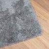 vidaXL Teppich Shaggy Hochflor NAVARRA Silbergrau 200x200 cm Polyester 4102884 Bild 4