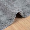 vidaXL Teppich Shaggy Hochflor NAVARRA Silbergrau 200x200 cm Polyester 4102884 Bild 5