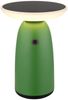LED Solar Tischleuchte, Touchdimmer, grün matt, H 22,5 cm Bild 4