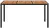 vidaXL Gartentisch Schwarz 150 x 90 x 75 cm Poly-Rattan 362544 Bild 3