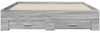 vidaXL Bettgestell mit Schubladen Grau Sonoma 140x200 cm Holzwerkstoff 3280389 Bild 4
