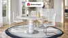 Vente-unique - Stuhl 2er-Set - Kunstleder - Weiß - NADYA Bild 2