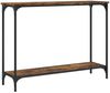 vidaXL Konsolentisch Räuchereiche 101x30,5x75 cm Holzwerkstoff 837704 Bild 2