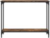 vidaXL Konsolentisch Räuchereiche 101x30,5x75 cm Holzwerkstoff 837704 Bild 4