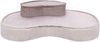 Pouf NILI Samtstoff Hellbeige Bild 5