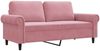 vidaXL 2-Sitzer-Sofa Rosa 140 cm Samt 359532 Bild 2