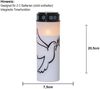 LED Grabkerze -Dove', Tauben-Motiv, Timer, warmweiß, flackernd, H 20,5cm Bild 4