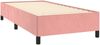 vidaXL Boxspringbett mit Matratze Rosa 100x200 cm Samt 3132728 Bild 4