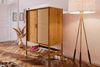 Dielenschrank Flurschrank SAGA Eiche massiv 108x150x46 cm Bild 2