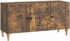 vidaXL TV-Schränk Geräucherte Eiche 99 x 34,5 x 50 cm Holzwerkstoff 894260 Bild 2