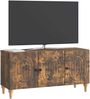 vidaXL TV-Schränk Geräucherte Eiche 99 x 34,5 x 50 cm Holzwerkstoff 894260 Bild 3