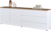 OTTO home Sideboard Modo, Breite 200 cm, moderne grifflose Kommode 2Türen/3 SK, Schubladenkommode mit viel Stauraum, Einlegeböden verstellbar Bild 4