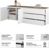 OTTO home Sideboard Modo, Breite 200 cm, moderne grifflose Kommode 2Türen/3 SK, Schubladenkommode mit viel Stauraum, Einlegeböden verstellbar Bild 3