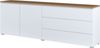 OTTO home Sideboard Modo, Breite 200 cm, moderne grifflose Kommode 2Türen/3 SK, Schubladenkommode mit viel Stauraum, Einlegeböden verstellbar Bild 2