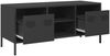 vidaXL TV-Schrank Schwarz 101,5x39x43,5 cm Kaltgewalzter Stahl 851298 Bild 5